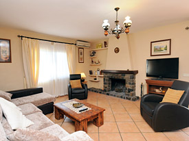 The lounge at Casa Christina holiday home, Mijas, Spain