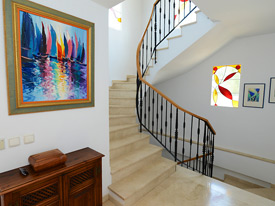 Entrance hall at Casa Claveles, Mijas