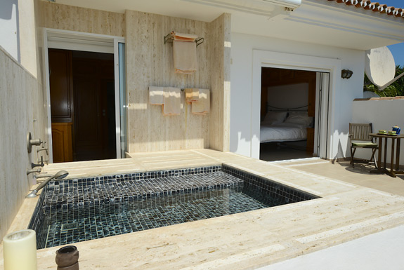 Casa Claveles master bedroom private terrace
