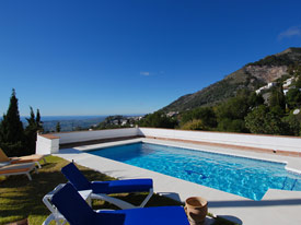 Villa del Corazon holiday villa, Mijas, Spain