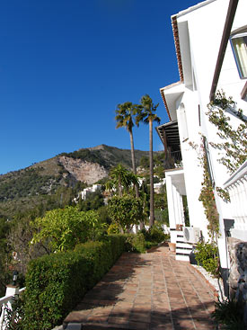 Panoramic views from Villa del Corazon, Mijas, Spain