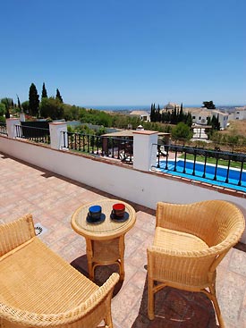 Terrace next to the master bedroom