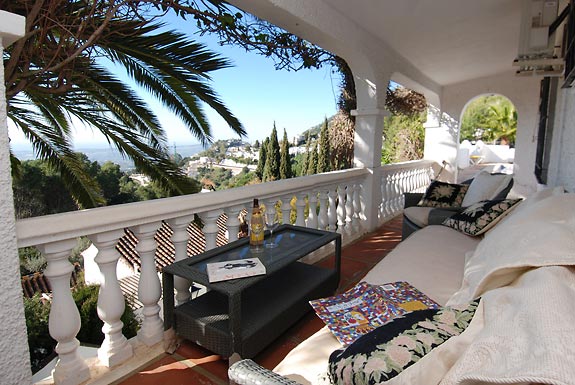 A quiet place to relax & take in the views at Casa Adelante, Mijas