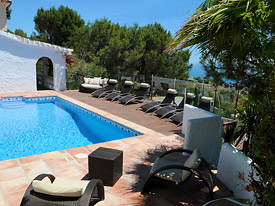 Relax by the pool at Casa Adelante holiday villa