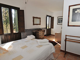 One of the two master bedrooms at Los Gemelos, Mijas