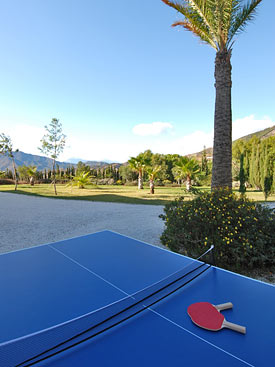 Table tennis, Torre Redonda, Mijas Pueblo, Spain