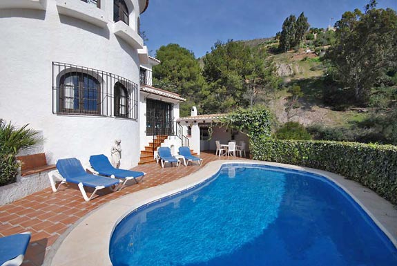 Villa Cornisa holiday villa, Mijas, Spain