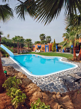 The 16m pool at Finca Maroc